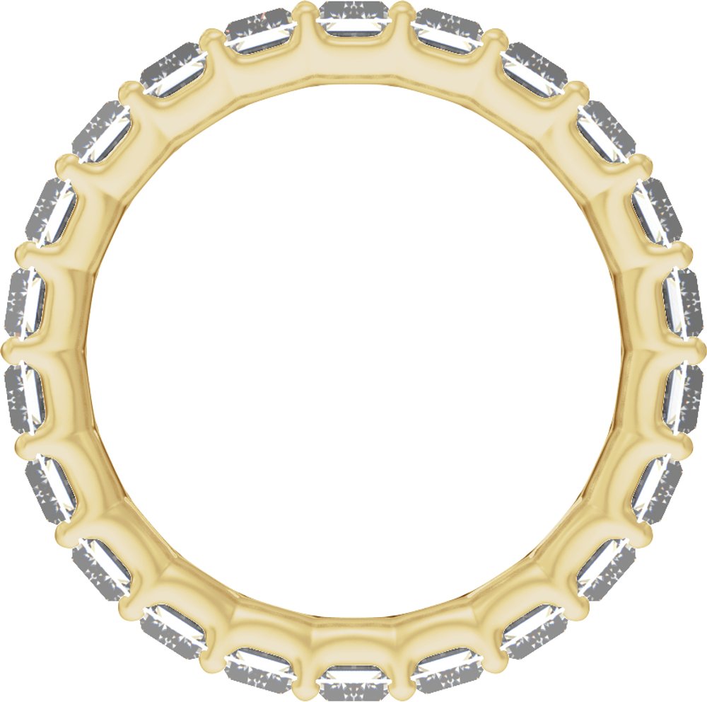 14K Yellow Gold 4 5/8 CTW Lab-Grown Diamond Low Profile Eternity Band