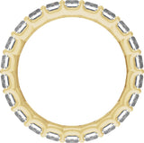 14K Yellow Gold 4 5/8 CTW Lab-Grown Diamond Low Profile Eternity Band