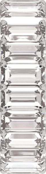 Platinum 4 5/8 CTW Lab-Grown Diamond Low Profile Eternity Band