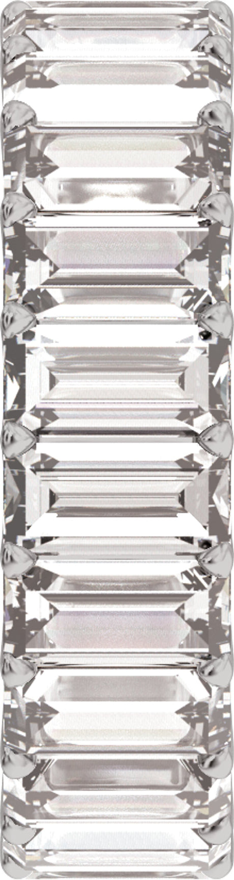 Platinum 4 5/8 CTW Lab-Grown Diamond Low Profile Eternity Band