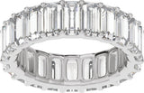 14K White Gold 4 5/8 CTW Lab-Grown Diamond Low Profile Eternity Band