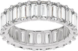14K White Gold 4 5/8 CTW Lab-Grown Diamond Low Profile Eternity Band