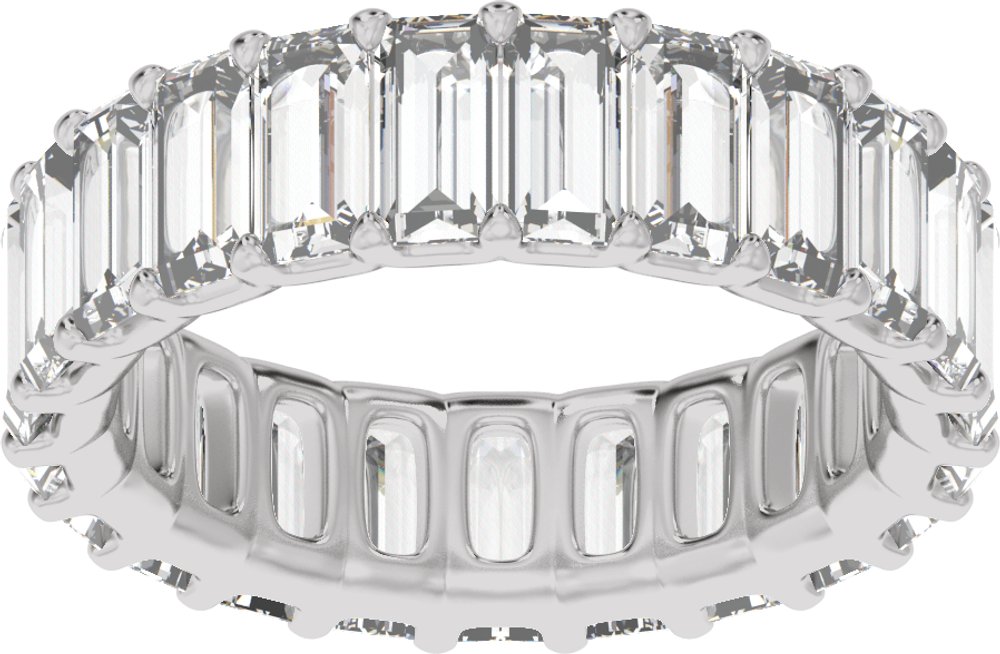 Platinum 4 5/8 CTW Lab-Grown Diamond Low Profile Eternity Band
