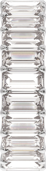 Platinum 4 5/8 CTW Lab-Grown Diamond Low Profile Eternity Band