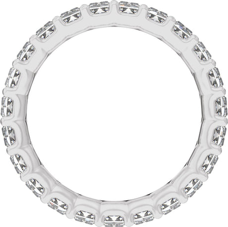 14K White Gold 4 5/8 CTW Lab-Grown Diamond Low Profile Eternity Band