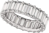 14K White Gold 4 5/8 CTW Lab-Grown Diamond Low Profile Eternity Band