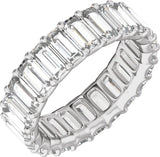 14K White Gold 4 5/8 CTW Lab-Grown Diamond Low Profile Eternity Band