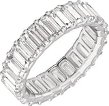 14K White Gold 4 3/4 CTW Lab-Grown Diamond Low Profile Eternity Band