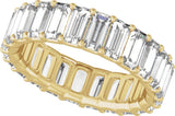 14K Yellow Gold 4 3/4 CTW Lab-Grown Diamond Low Profile Eternity Band