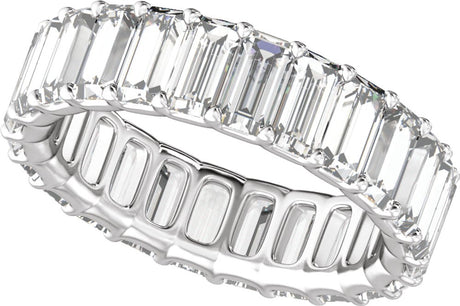 14K White Gold 4 3/4 CTW Lab-Grown Diamond Low Profile Eternity Band
