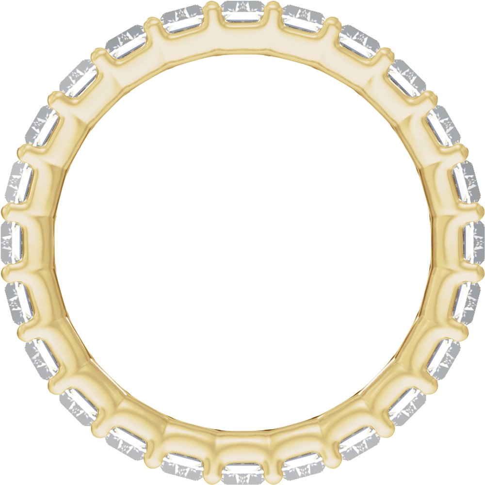 14K Yellow Gold 4 3/4 CTW Lab-Grown Diamond Low Profile Eternity Band