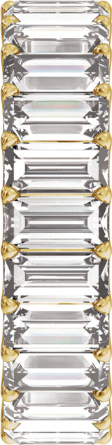14K Yellow Gold 4 3/4 CTW Lab-Grown Diamond Low Profile Eternity Band