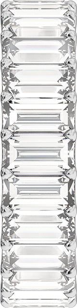 14K White Gold 4 3/4 CTW Lab-Grown Diamond Low Profile Eternity Band