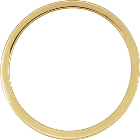 14K Yellow Gold 1/5 CTW Lab-Grown Diamond Band