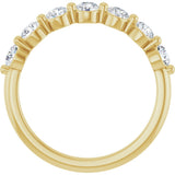 14K Yellow Gold 5/8 CTW Lab-Grown Diamond Anniversary Band