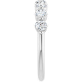14K White Gold 5/8 CTW Lab-Grown Diamond Anniversary Band