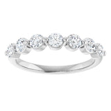 14K White Gold 5/8 CTW Lab-Grown Diamond Anniversary Band