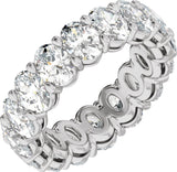 14K White Gold 7 3/4 CTW Lab-Grown Diamond Low Profile Eternity Band