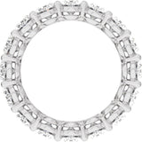 14K White Gold 7 3/4 CTW Lab-Grown Diamond Low Profile Eternity Band