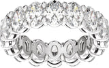 14K White Gold 7 3/4 CTW Lab-Grown Diamond Low Profile Eternity Band