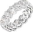 14K White Gold 7 3/4 CTW Lab-Grown Diamond Low Profile Eternity Band