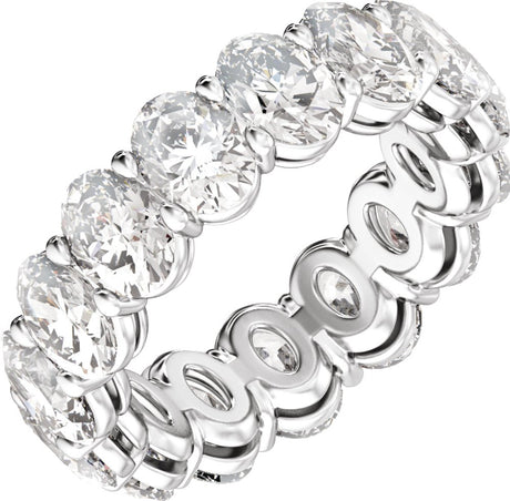 14K White Gold 7 3/4 CTW Lab-Grown Diamond Low Profile Eternity Band