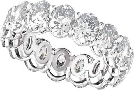 14K White Gold 7 3/4 CTW Lab-Grown Diamond Low Profile Eternity Band