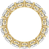 14K Yellow Gold 5 CTW Lab-Grown Diamond Low Profile Eternity Band