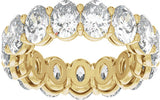 14K Yellow Gold 7 3/4 CTW Lab-Grown Diamond Low Profile Eternity Band