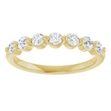 14K Yellow Gold 3/8 CTW Lab-Grown Diamond Anniversary Band