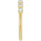 14K Yellow Gold 3/8 CTW Lab-Grown Diamond Anniversary Band