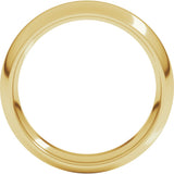 14K Yellow Gold 5.5 mm Comfort-Fit Half Round Band Size 7 