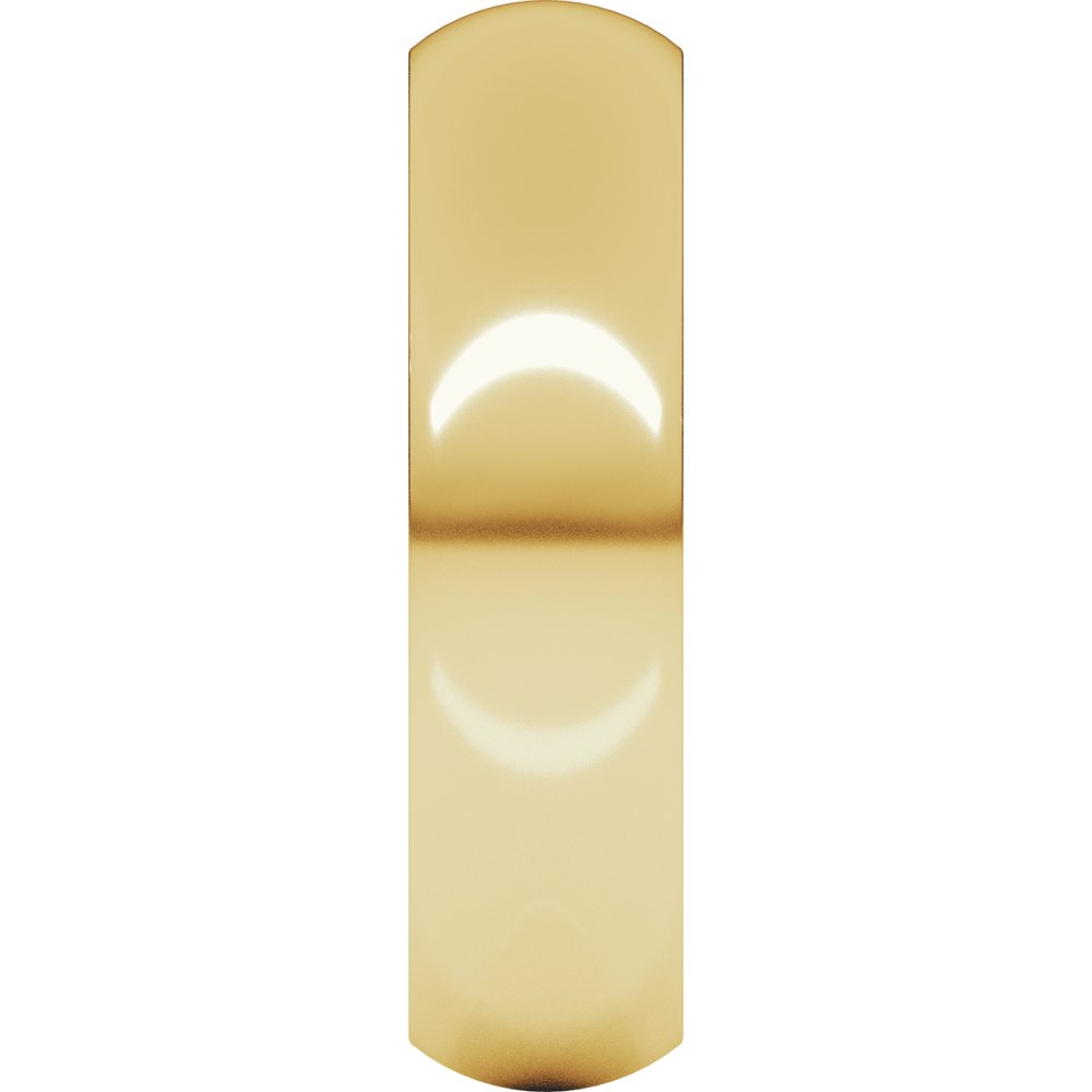10K Yellow Gold 5.5 mm Half Round Band Size 9
