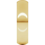 14K Yellow Gold 5.5 mm Comfort-Fit Half Round Band Size 7 