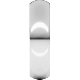 Sterling Silver 5.5 mm Comfort-Fit Half Round Band Size 8.5