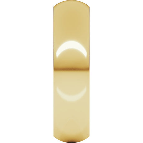 10K Yellow Gold 5.5 mm Half Round Band Size 9