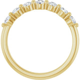 14K Yellow Gold 3/8 CTW Lab-Grown Diamond Anniversary Band