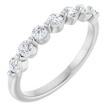 14K White Gold 3/8 CTW Lab-Grown Diamond Anniversary Band