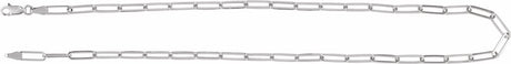 Sterling Silver 3.85 mm Paperclip-Style 20" Chain