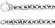 Titanium 5.5 mm Diamond-Cut Cable 20" Chain
