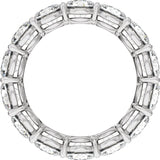 14K White Gold 4 3/8 CTW Lab-Grown Diamond Low Profile Eternity Band