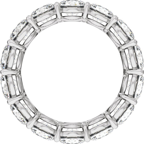 14K White Gold 4 3/8 CTW Lab-Grown Diamond Low Profile Eternity Band