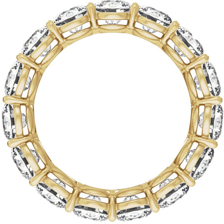 14K White Gold 4 3/8 CTW Lab-Grown Diamond Low Profile Eternity Band