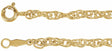 14K Yellow Gold-Filled 2.5 mm Rope 20" Chain