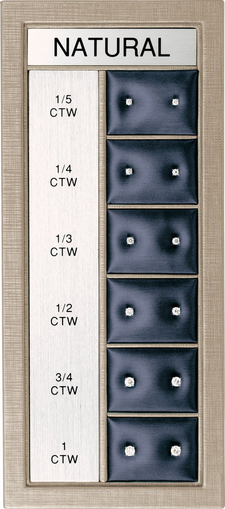 14K White 1/5-1 CTW Natural Diamond 4-Prong Stud Selling System
