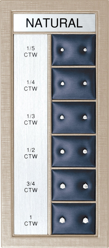 14K White 1/5-1 CTW Natural Diamond 3-Prong Stud Selling System
