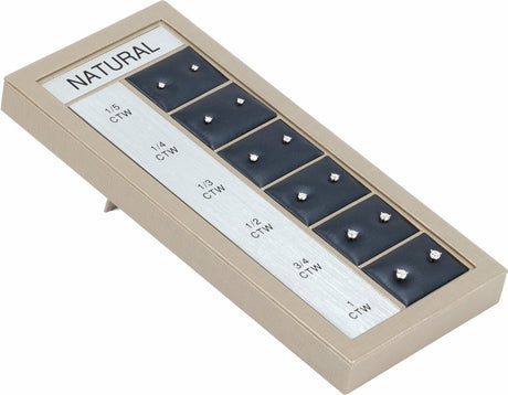 14K White 1/5-1 CTW Natural Diamond 3-Prong Stud Selling System