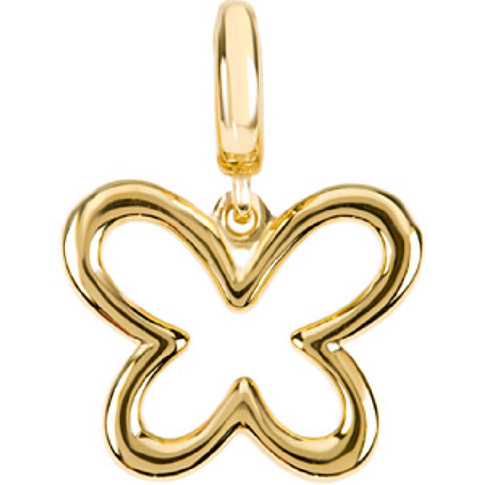 14K Yellow Gold Butterfly Charm/Pendant