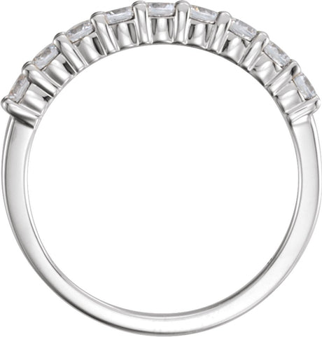 14K White Gold 1/2 CTW Lab-Grown Diamond Anniversary Band