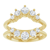 14K Yellow Gold 3/4 CTW Lab-Grown Diamond Ring Guard
